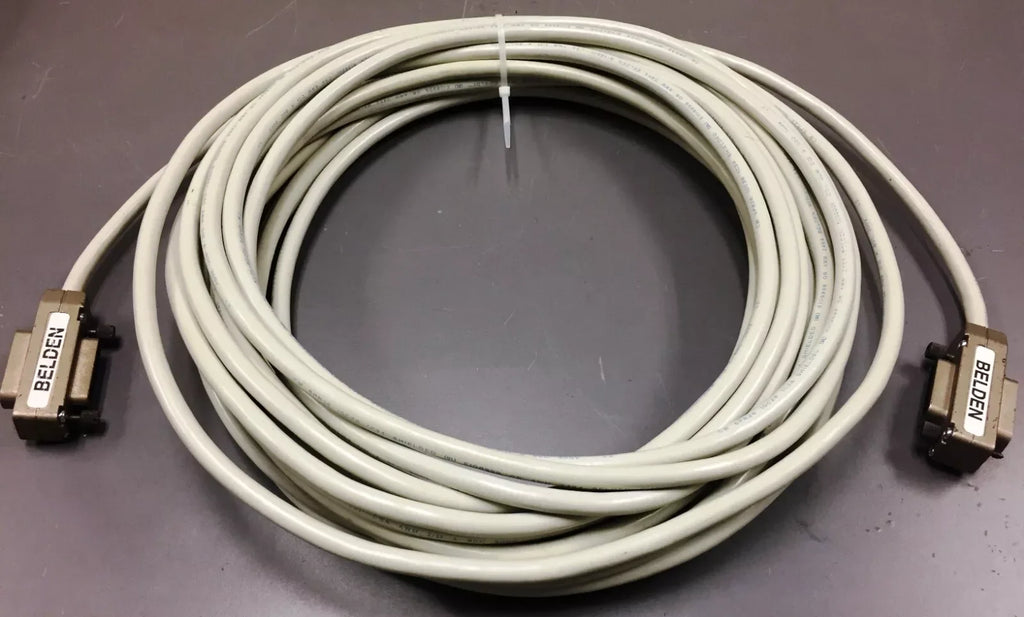 Belden Shielded CM 6PR26 10C26 1C24 E108998 50FT Cable with Connectors - ZYYKZ Test Equipment