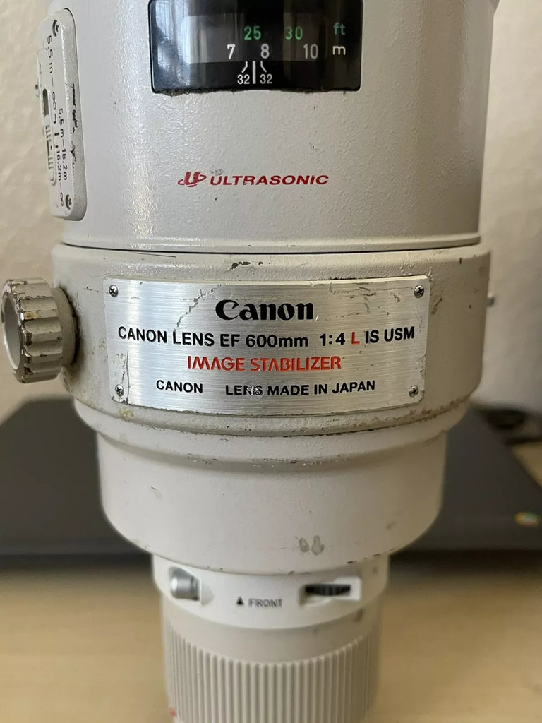Canon EF 600mm f/4L IS USM Telephoto Ultrasonic Lens - ZYYKZ Test Equipment