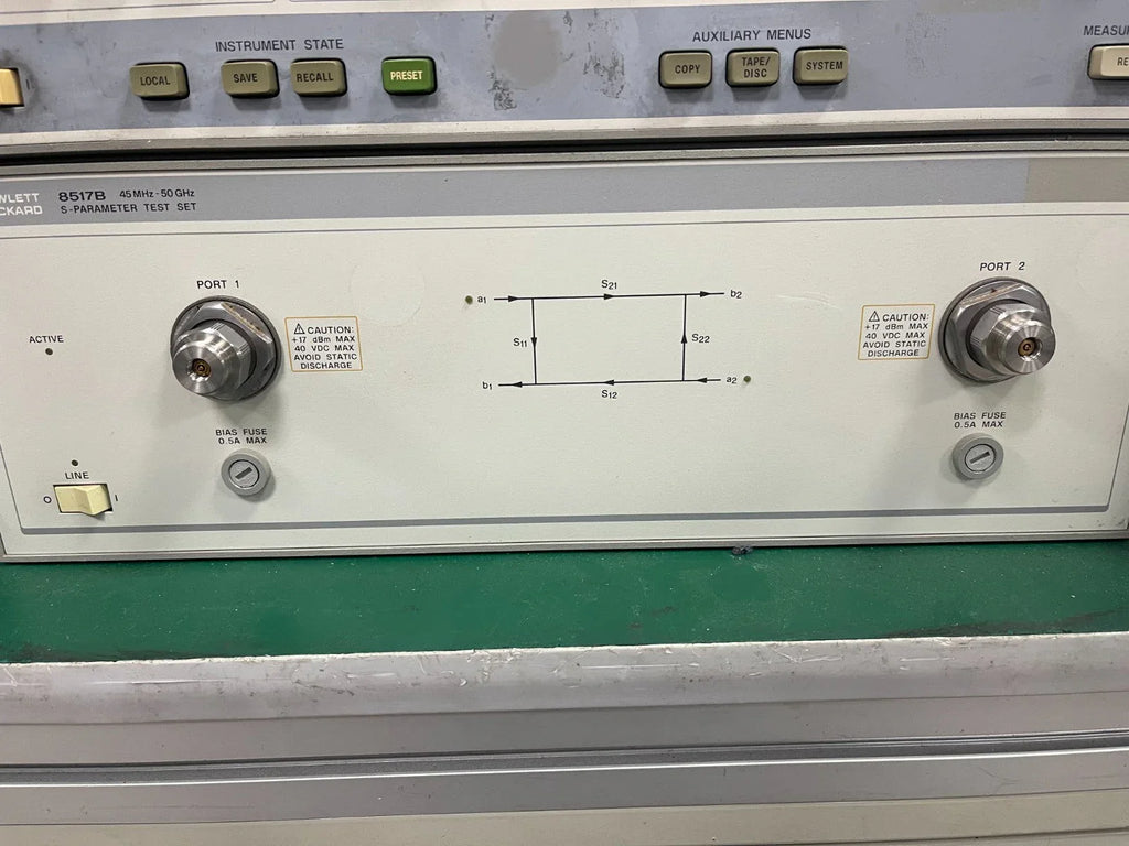 HP Agilent 8517B S-Parameter Test Set for 8510C Network Analyzer - ZYYKZ Test Equipment