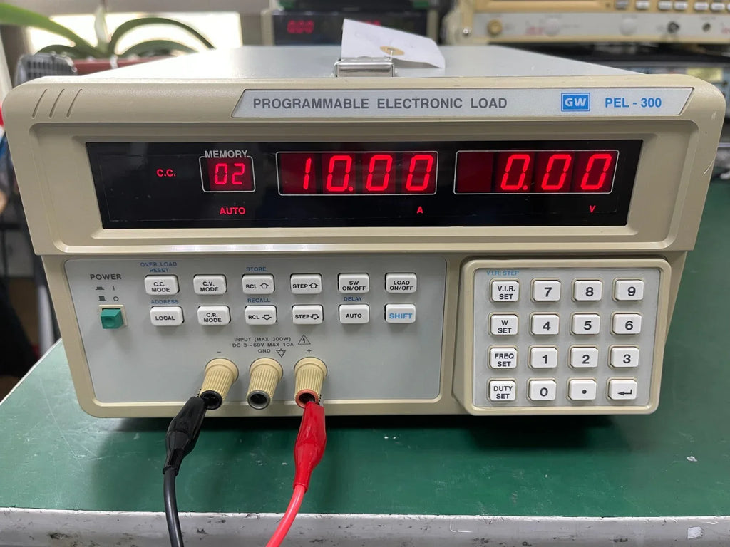 GW Instek PEL-300 Programmable Electronic Load 300W, 3-60V, 6mA-60A - ZYYKZ Test Equipment