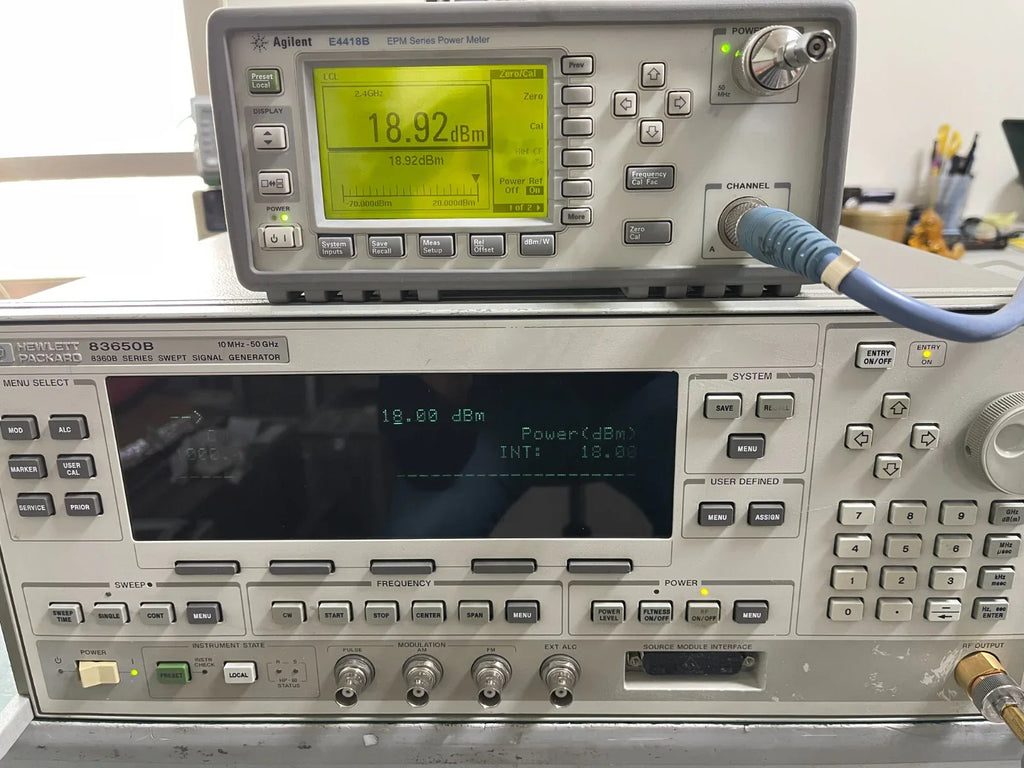 HP Agilent 83650B Synthesized Sweep Signal Generator 10MHz-50GHz - ZYYKZ Test Equipment