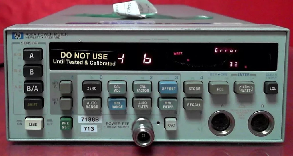 Agilent 438A Dual Channel Power Meter - ZYYKZ Test Equipment