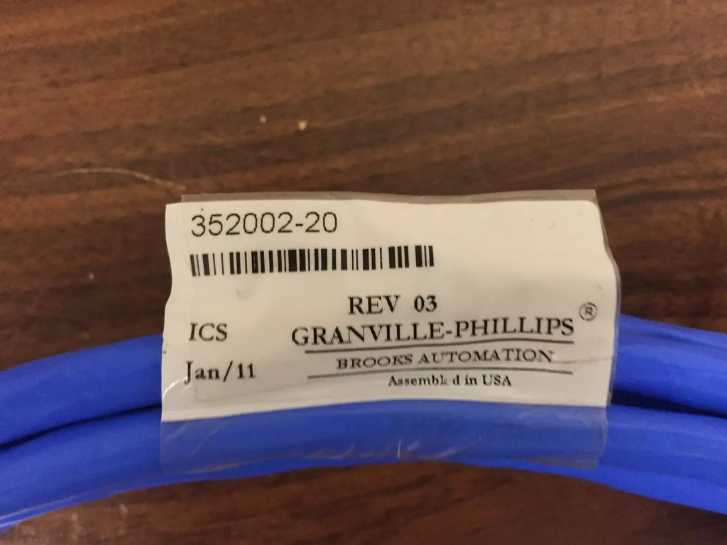 Granville-Phillips 352002-20 Rev 3 20ft Cable for Stabil Ion Gauge Model 352 - ZYYKZ Test Equipment