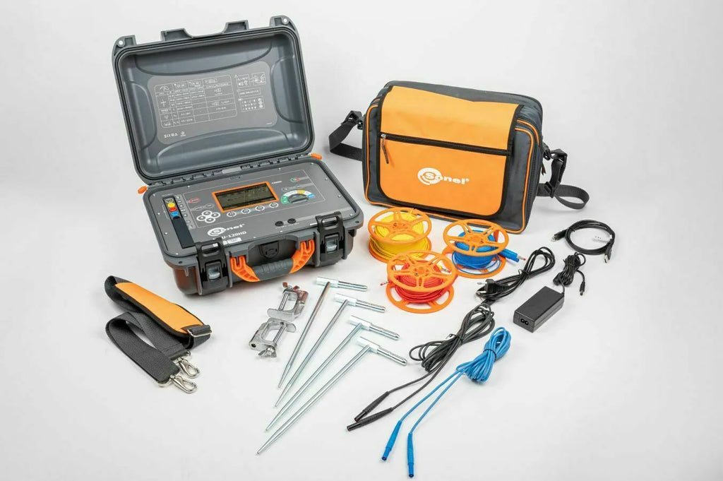 Sonel MRU-120 HD Earth Ground Resistance and Resistivity Tester Meter