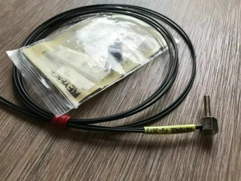 Keyence FU-35TZ Fiber Optic Sensor with Cable - High Precision Detection - ZYYKZ Test Equipment