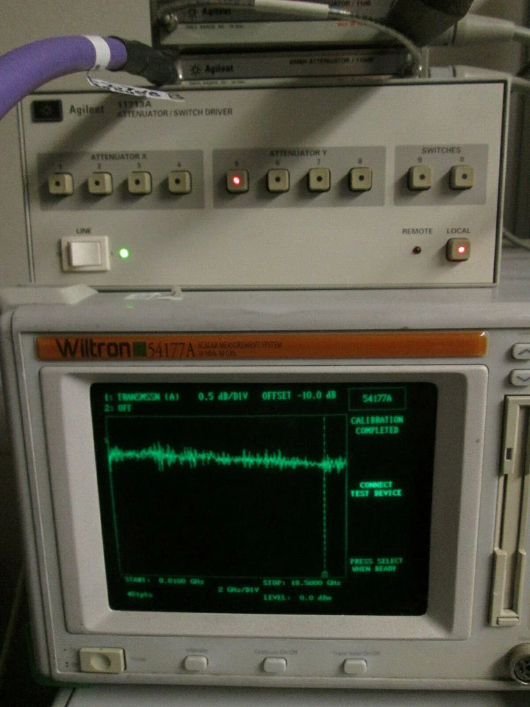 Agilent 18 GHz RF Programmable Step Attenuator - ZYYKZ Test Equipment