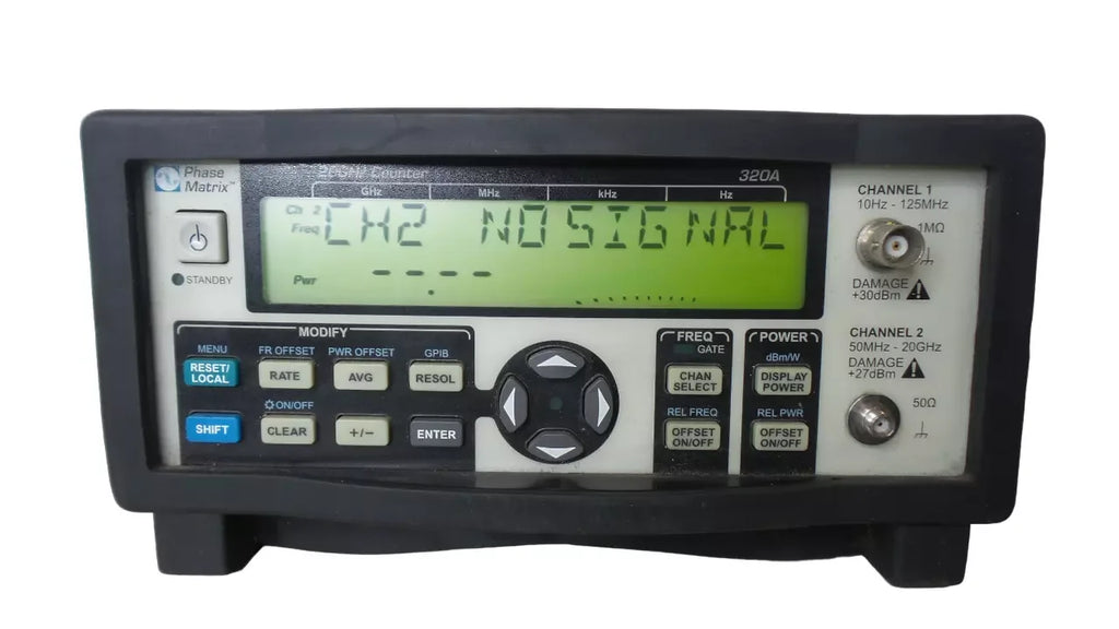 Phase Matrix 320A 20 GHz Frequency Counter - ZYYKZ Test Equipment