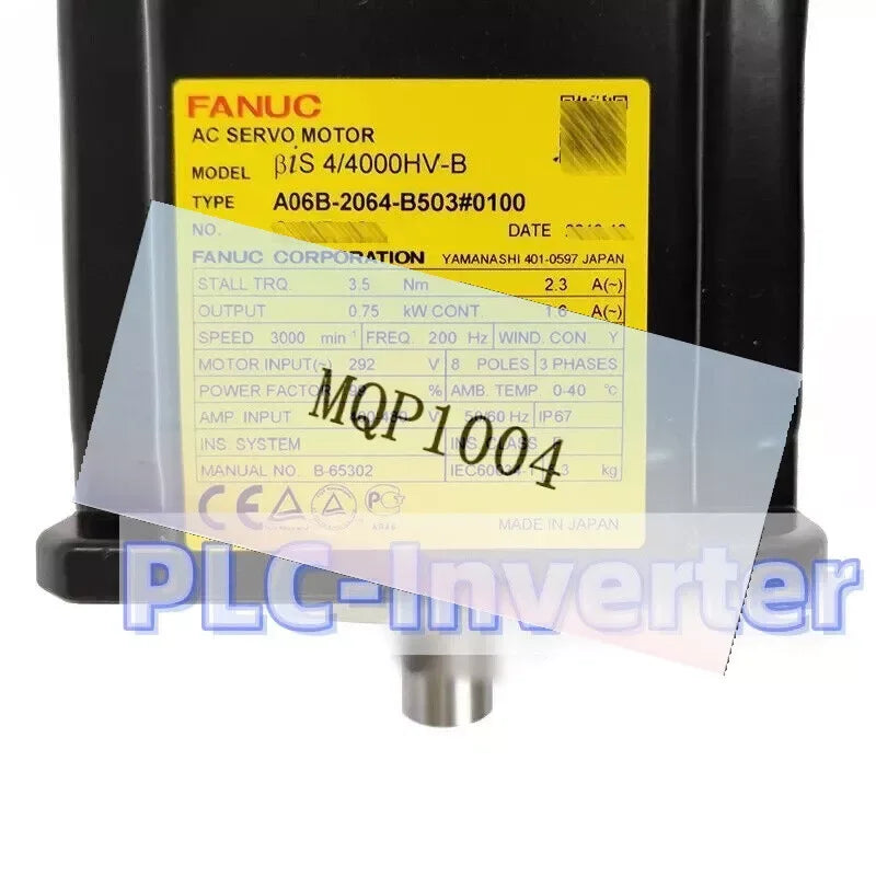Fanuc A06B-2064-B503#0100 Servo Motor - ZYYKZ Test Equipment