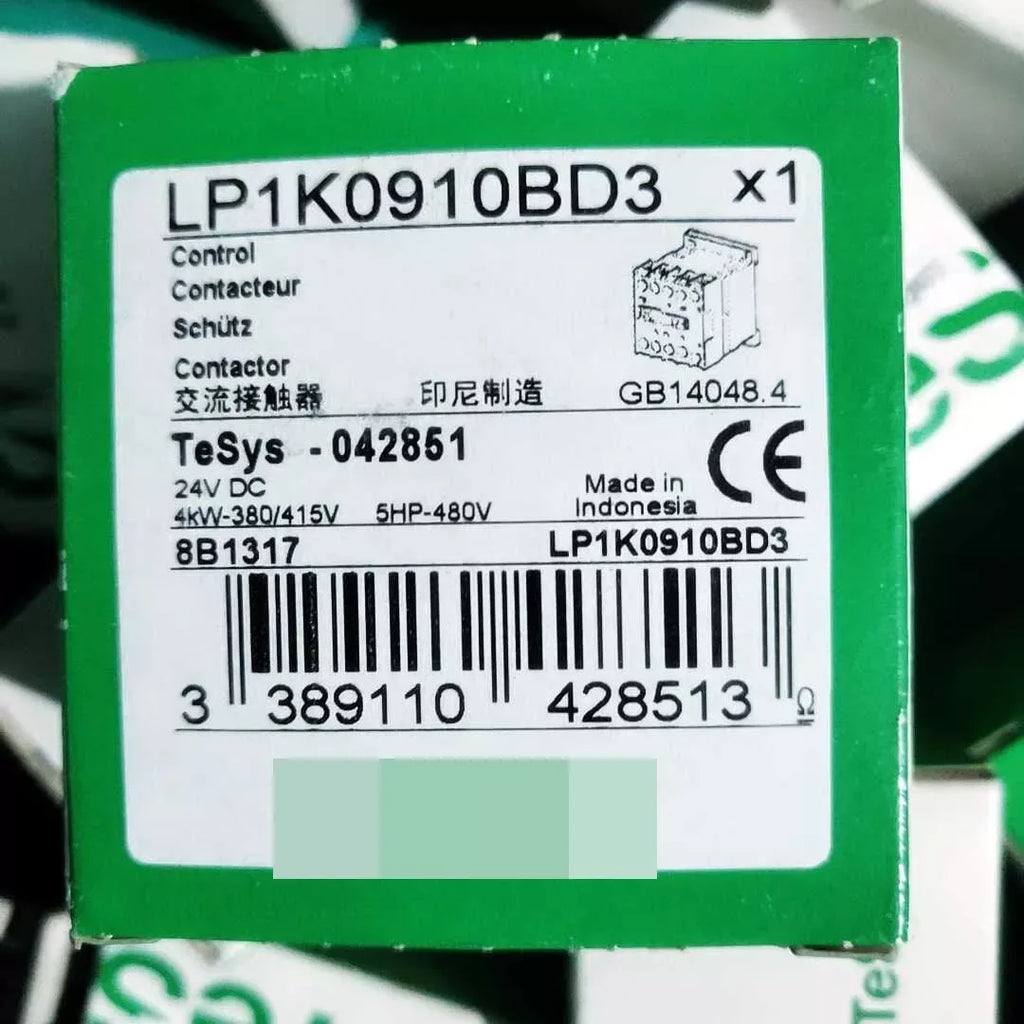 Schneider Electric LP1K0910BD Contactor 24VDC Coil - New - ZYYKZ Test Equipment