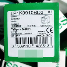 Load image into Gallery viewer, Schneider Electric LP1K0910BD Contactor 24VDC Coil - New - ZYYKZ Test Equipment