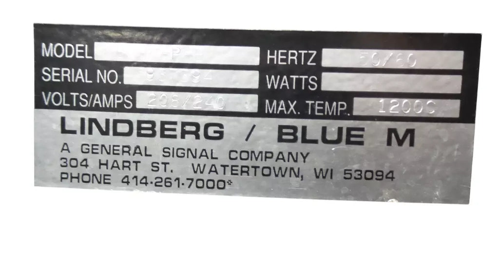 LINDBERG 58434-P-B Precision Furnace Controller for Temperature Regulation - ZYYKZ Test Equipment