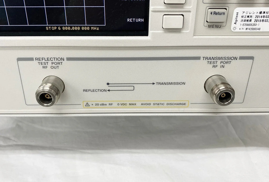 Agilent 8753ET Network Analyzer 300 kHz to 6 GHz - ZYYKZ Test Equipment