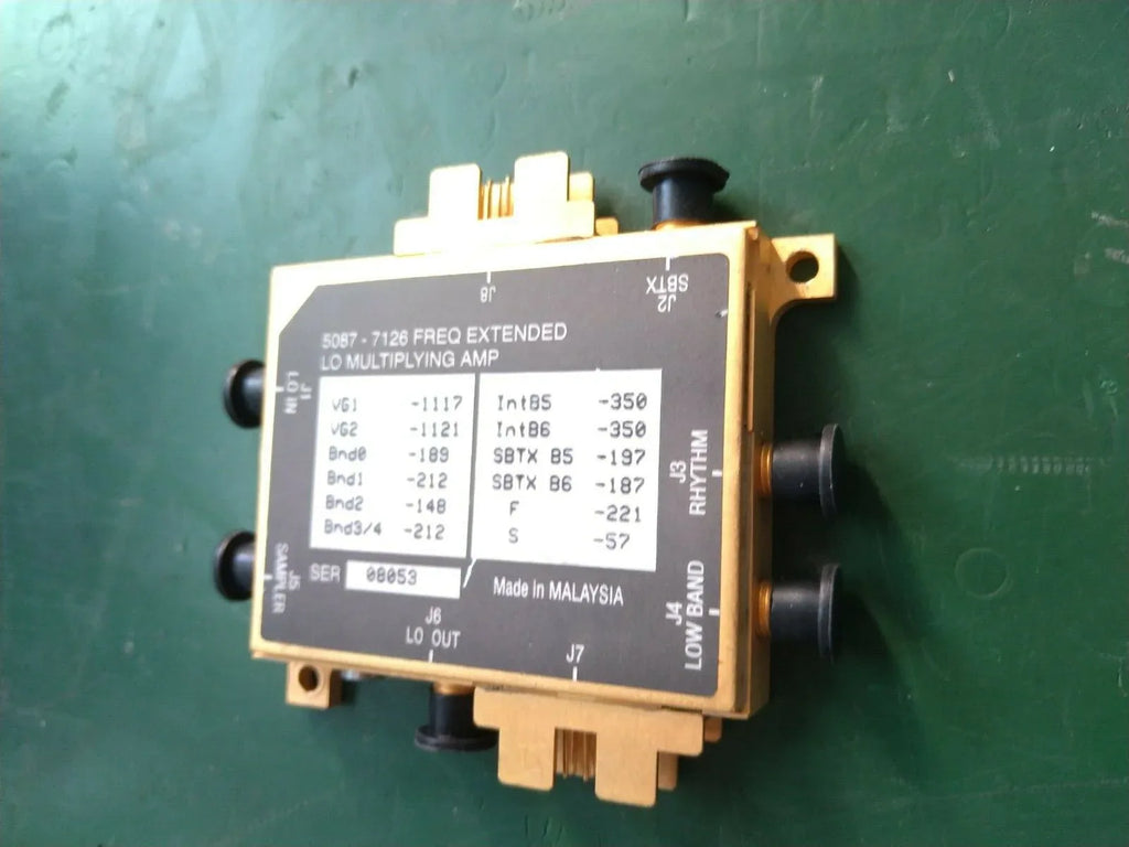 HP Agilent 5087-7126 Frequency Extended LO Multiplying Amplifier for E4446A Spectrum Analyzer - ZYYKZ Test Equipment