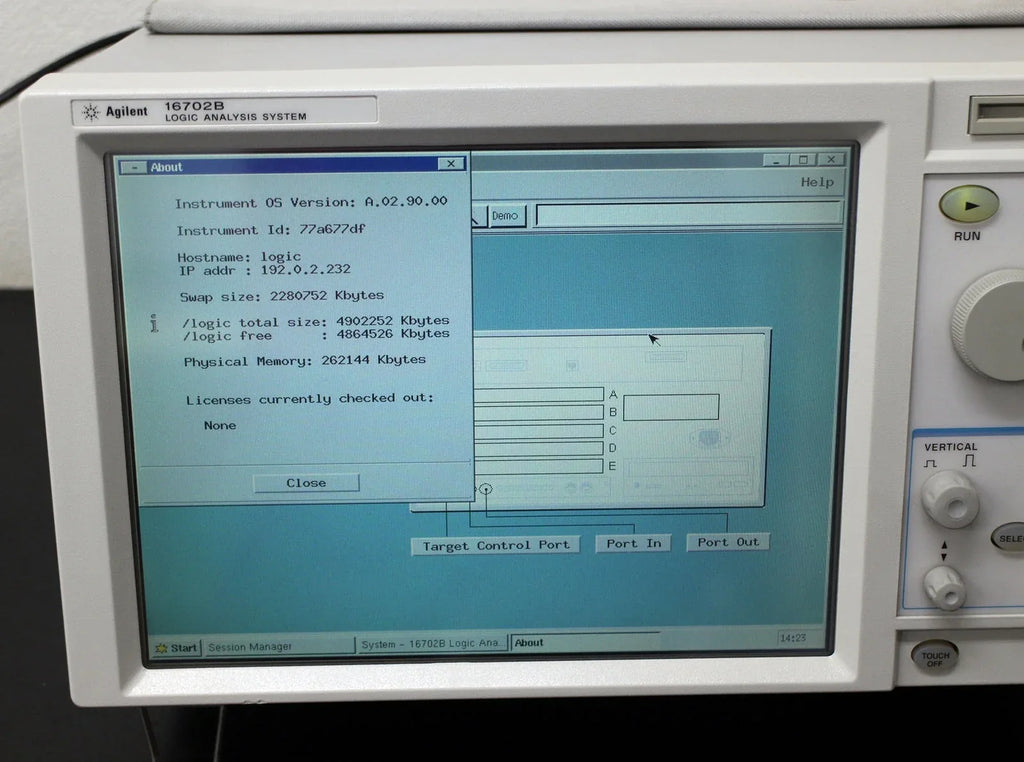 Agilent 16702B Logic Analyzer Mainframe - High-Performance Digital Analysis - ZYYKZ Test Equipment