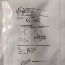 Load image into Gallery viewer, IFM OGP500 Reflective Optical Sensor - High Precision Detection - ZYYKZ Test Equipment