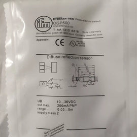 IFM OGP500 Reflective Optical Sensor - High Precision Detection - ZYYKZ Test Equipment