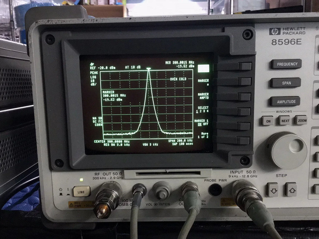 HP Agilent Spectrum Analyzer 9 kHz–12.8 GHz with Tracking Generator - ZYYKZ Test Equipment