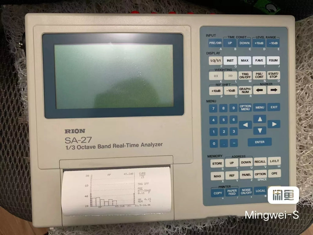 RION SA-27A 1/3 Octave Band Analyzer - Used