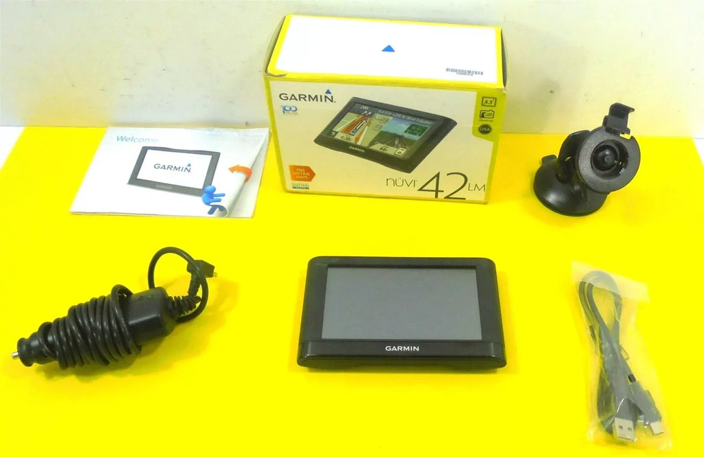 GARMIN Nuvi 42 LM GPS Navigator with Lifetime Map Updates & Traffic - ZYYKZ Test Equipment