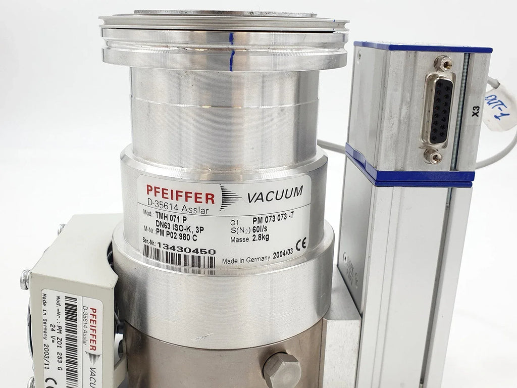 Pfeiffer TMH 071 P High-Performance Turbo Molecular Vacuum Pump - ZYYKZ Test Equipment
