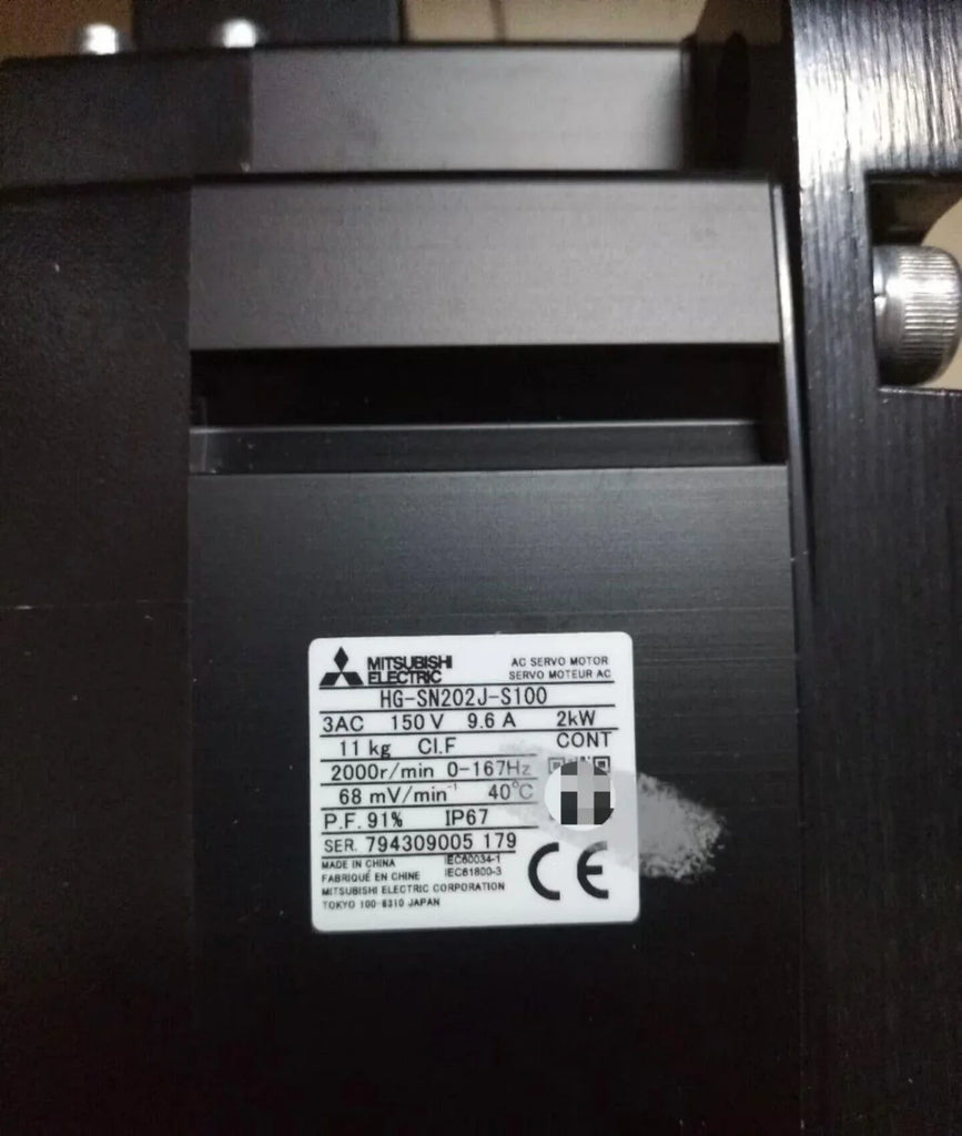 Mitsubishi HG-SN202J-S100 High-Performance Servo Motor - ZYYKZ Test Equipment