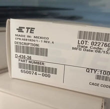 Load image into Gallery viewer, TE Connectivity D-436-36 Butt Splice Crimp Connectors, 100 PCS - ZYYKZ Test Equipment