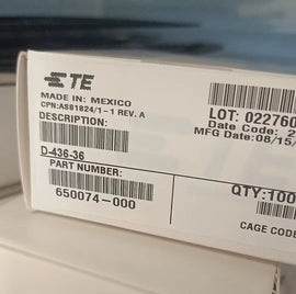 TE Connectivity D-436-36 Butt Splice Crimp Connectors, 100 PCS - ZYYKZ Test Equipment