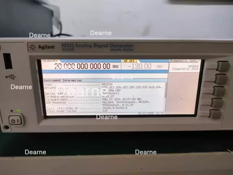 Agilent N5183A Signal Generator 9 kHz - 20 GHz - ZYYKZ Test Equipment