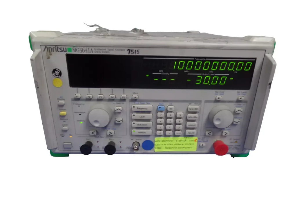 ANRITSU MG3641A Signal Generator 125 kHz to 1040 MHz - ZYYKZ Test Equipment
