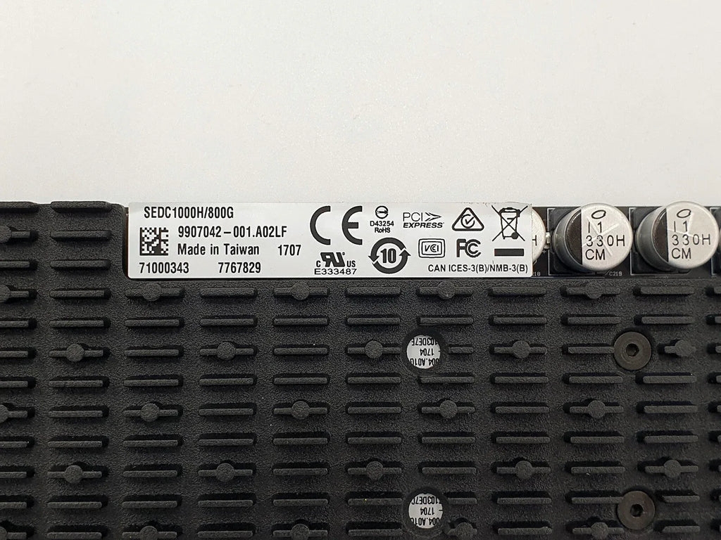 Kingston SEDC1000H NVMe PCIe SSD 800GB High-Performance Storage - ZYYKZ Test Equipment