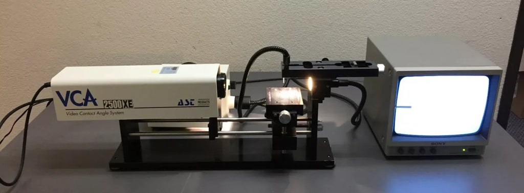 AST VCA 2500XE Video Contact Angle Measurement System with Monitor & Illuminator - ZYYKZ Test Equipment