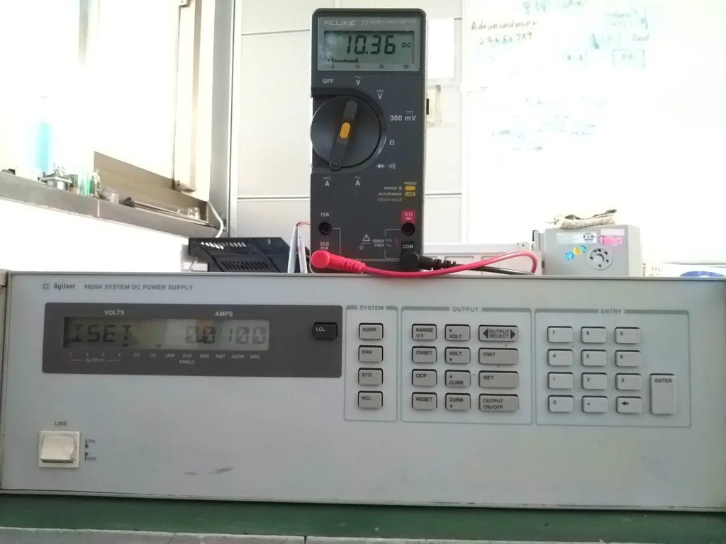 Agilent 6626A 4-Channel System DC Power Supply 0-50V 0-2A 100-240VAC - ZYYKZ Test Equipment
