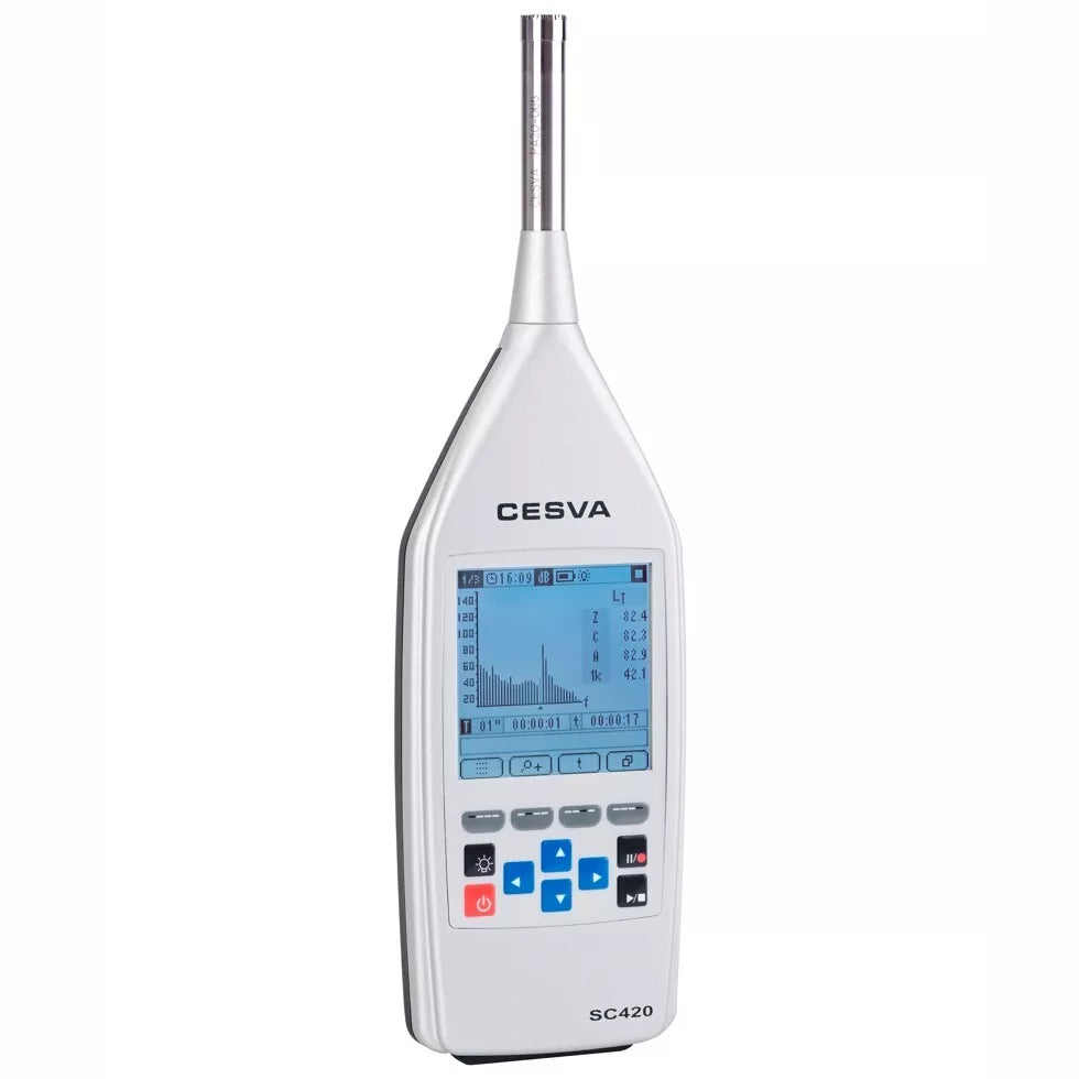 CESVA SC420 Class 1 Sound Level Meter - 23 to 140 dB