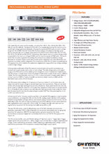 Load image into Gallery viewer, GW Instek 600-2.6 Programmable Switching DC Power Supply - 600VDC, 2.6A, 1560W
