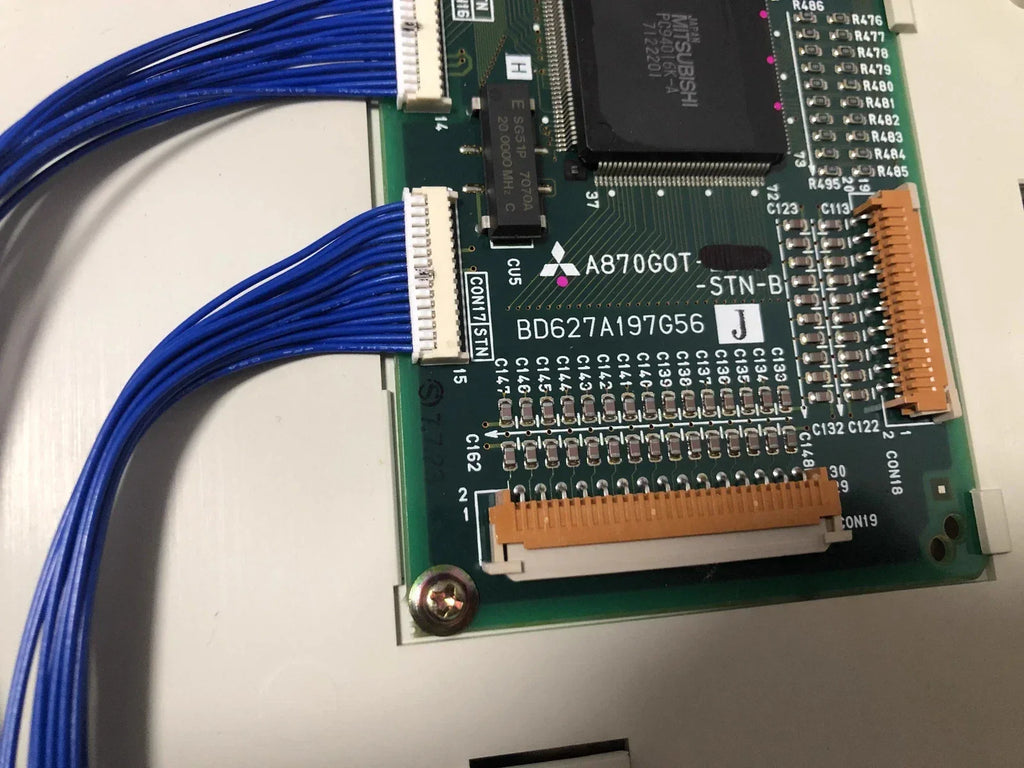 Mitsubishi Electric A8GT-70GOT-SW Operator Interface Panel with A870GOT-STN-B Display - ZYYKZ Test Equipment
