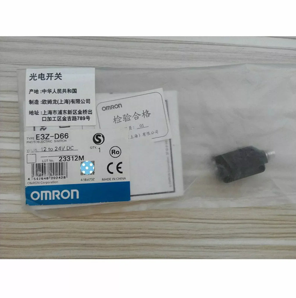 Omron E3Z-D66 Photoelectric Sensor Switch - High Precision, New - ZYYKZ Test Equipment