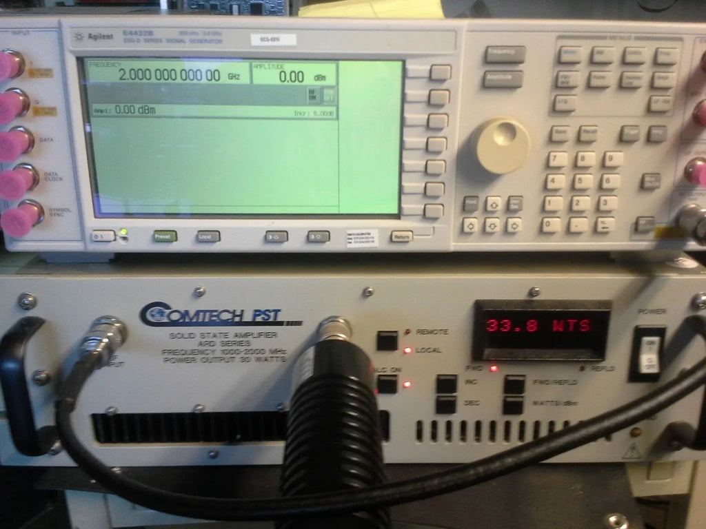 High-Power RF Amplifier 1-2 GHz 30W Output with 45dB Gain - ZYYKZ Test Equipment