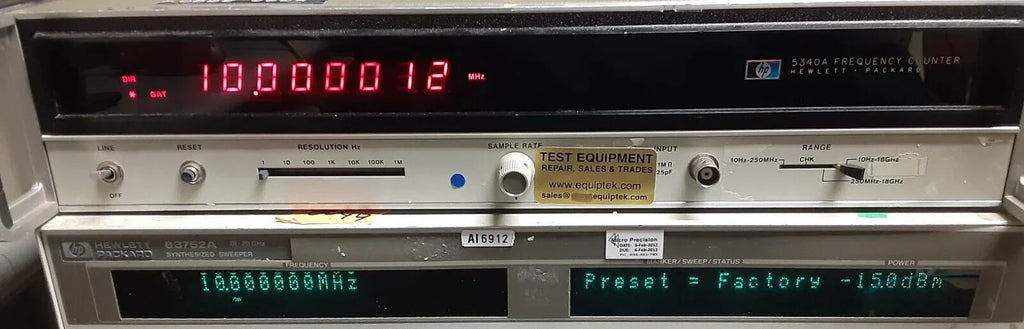 HP 5340A Microwave Frequency Counter with High Precision - ZYYKZ Test Equipment