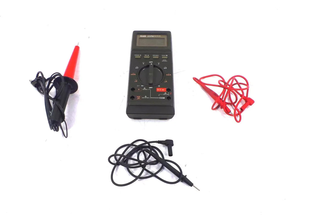 Fluke 27 FM Digital Handheld Multimeter with Protective Case - ZYYKZ Test Equipment