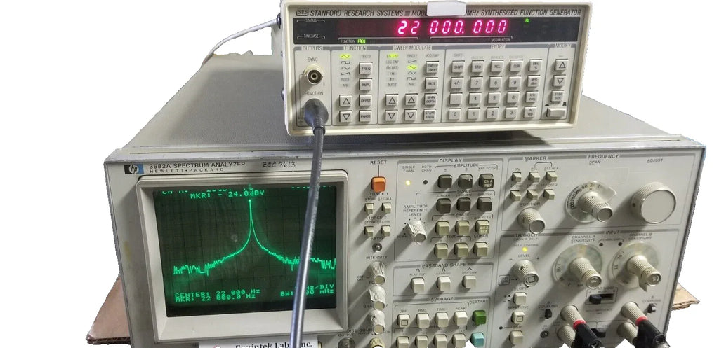 HP 3582A Low Frequency Spectrum Analyzer, 10 Hz to 100 kHz - ZYYKZ Test Equipment