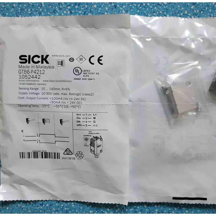 SICK GTB6-P4212 Photoelectric Switch Sensor - Model 1052442 - ZYYKZ Test Equipment