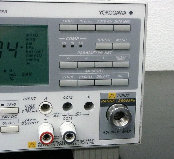 Yokogawa MT220 Digital Manometer - Precision Pressure Measurement - ZYYKZ Test Equipment