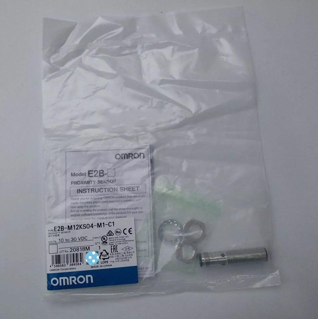Omron E2B-M12KS04-M1-C1 Inductive Proximity Sensor, 4mm Detection, M12 - ZYYKZ Test Equipment