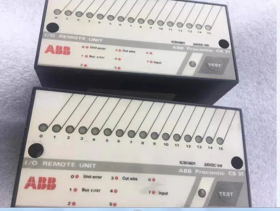 ABB Procontic CS 31 ICSI16D1 Industrial Control Module - 16 Digital Inputs - ZYYKZ Test Equipment