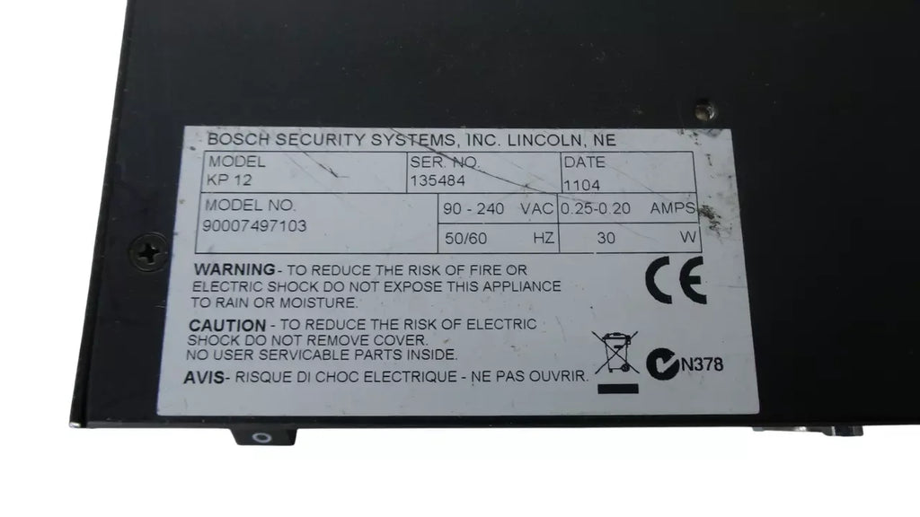 RTS Telex KP-12 12-Position Key Panel Intercom System - ZYYKZ Test Equipment
