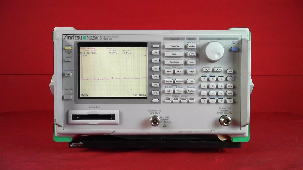 Anritsu MS2661N / MS2661C Spectrum Analyzer 100 Hz - 3 GHz - ZYYKZ Test Equipment