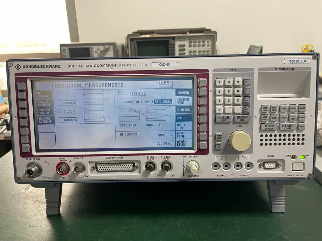 ROHDE & SCHWARZ CMD60 DECT Radio Communication Tester - ZYYKZ Test Equipment