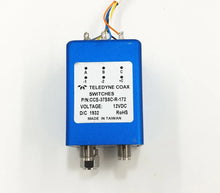 Load image into Gallery viewer, Teledyne 12V 18GHz SMA RF Coaxial Switch for High-Frequency Signal Routing - ZYYKZ Test Equipment