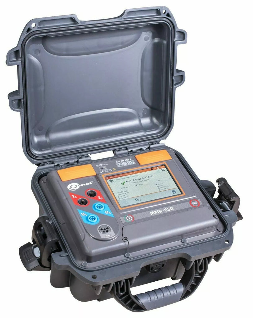 Sonel MMR-650 10A Winding Resistance Tester with DeMag MicroOhmmeter