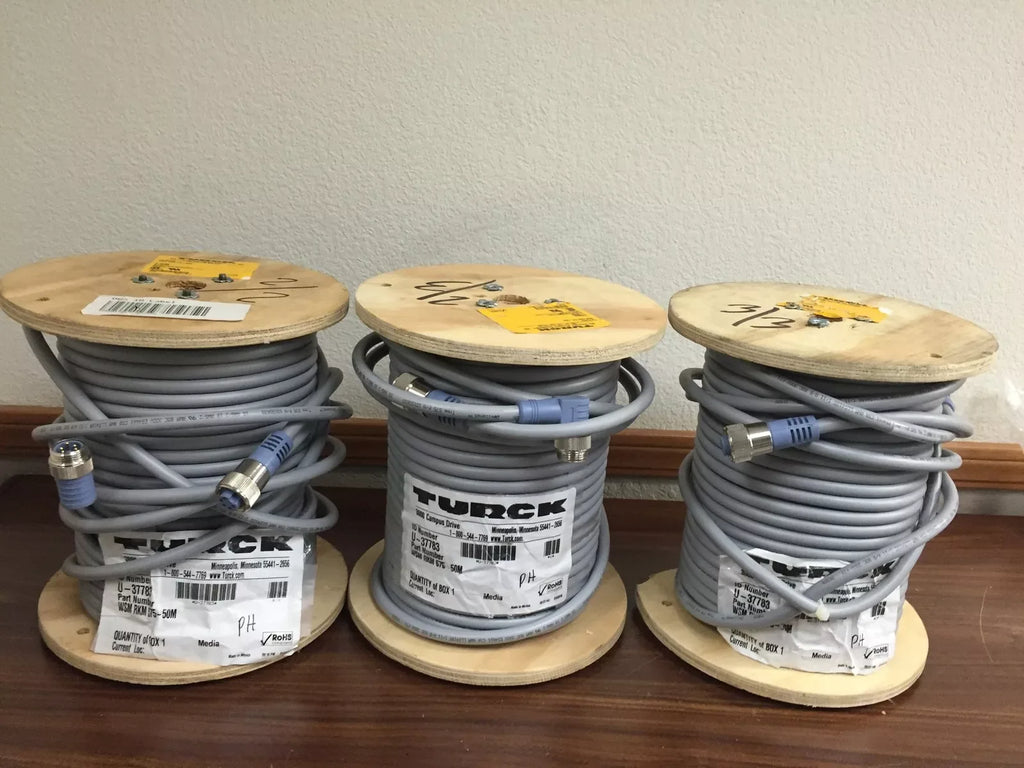 Turck WSM-RKM 575-50M DeviceNet Cable, 50 Meter Spool - ZYYKZ Test Equipment